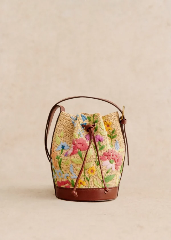 Sezane Bourse Mini Farrow Raphia- Nos Sacs Iconiques | Maroquinerie