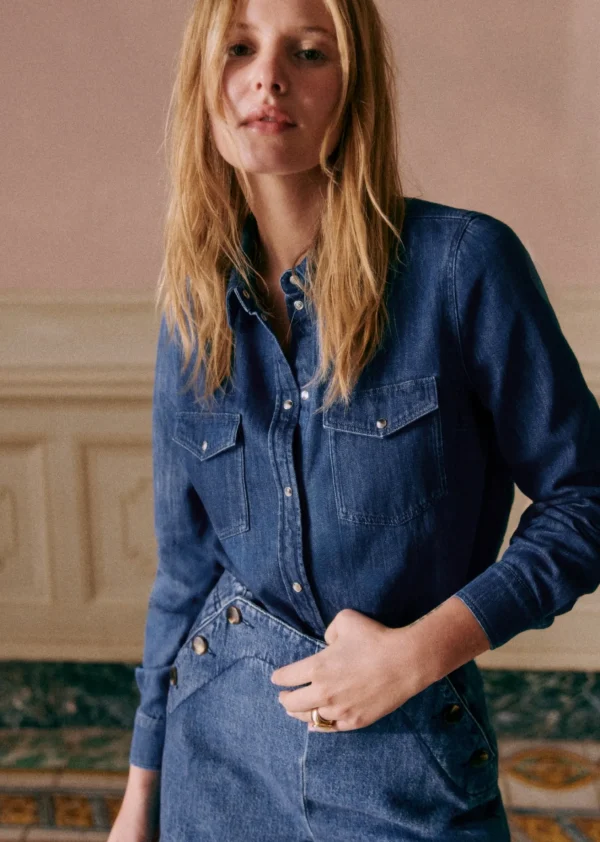 Sezane Chemise Alba- Chemises & Blouses