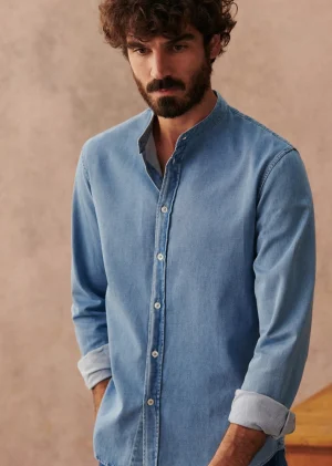 Sezane Chemise Benny- Denim | Chemises denim