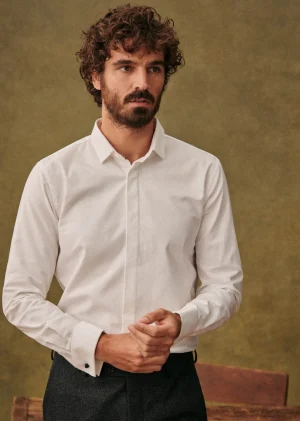 Sezane Chemise Garvin Pinpoint- Costumes | Chemises formelles