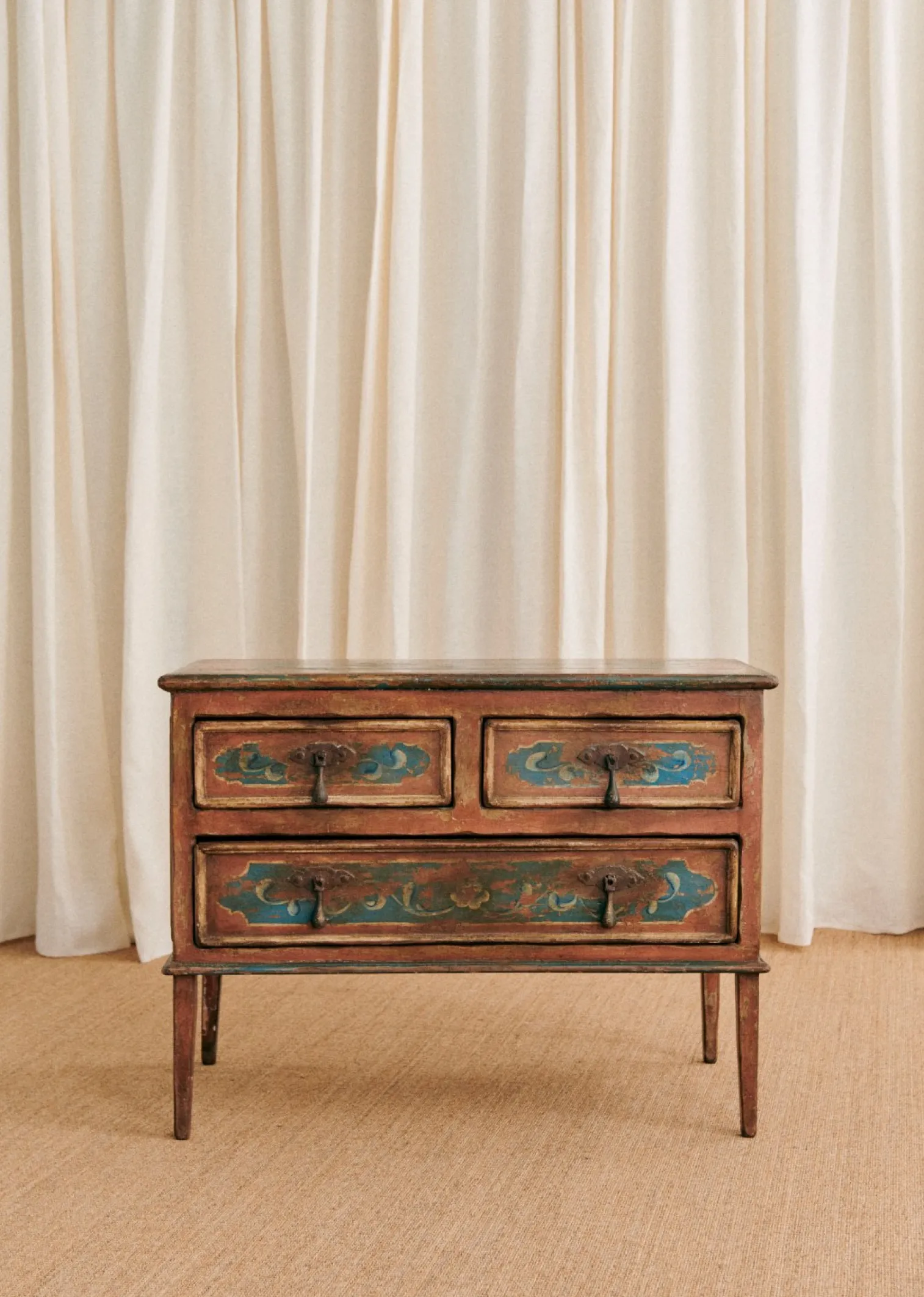 Sezane Commode Italienne Décorée Vintage- La Sélection Vintage