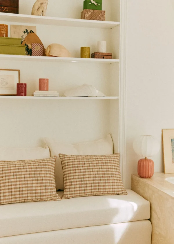 Sezane Coussin Tissé Pianissimo -  Grand Modèle- Les Tissus
