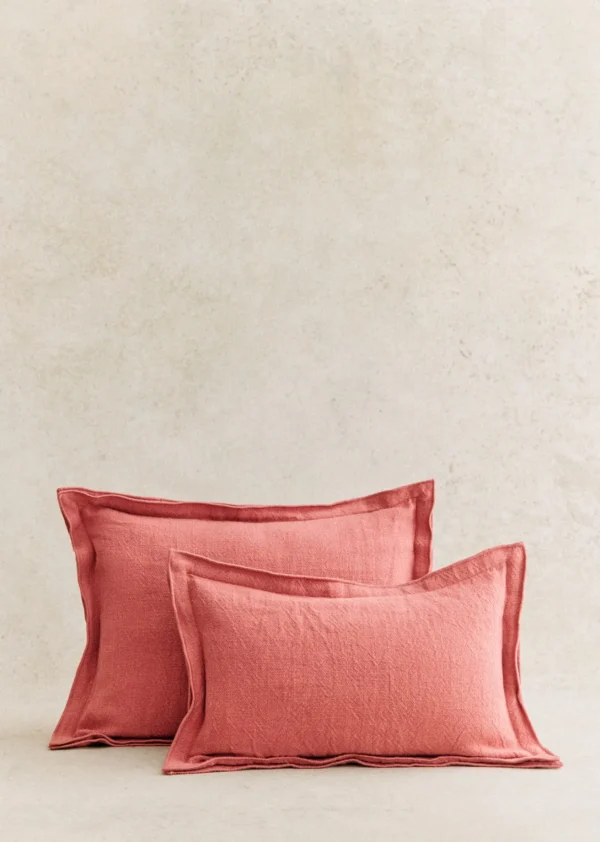 Sezane Coussin Toile De Lin -  Grand Modèle- Les Tissus