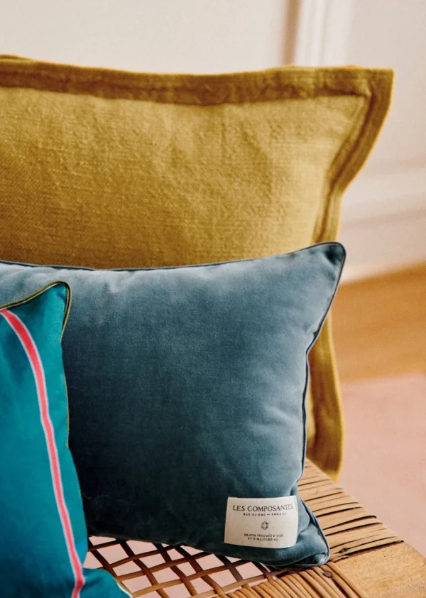 Sezane Coussin Velours Édition -  Petit Modèle- Les Tissus