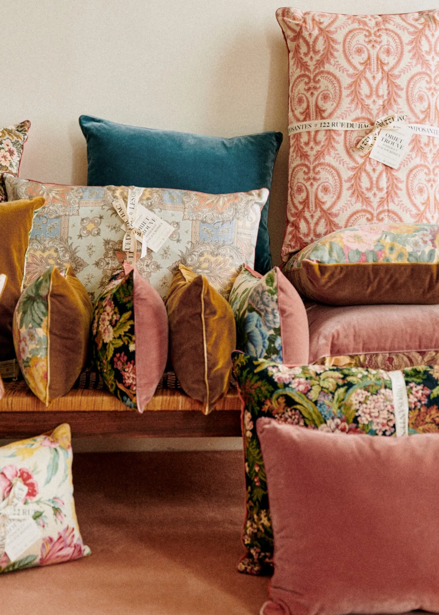 Sezane Coussin Vintage - Très Grand Modèle- La Sélection Vintage | Les Tissus