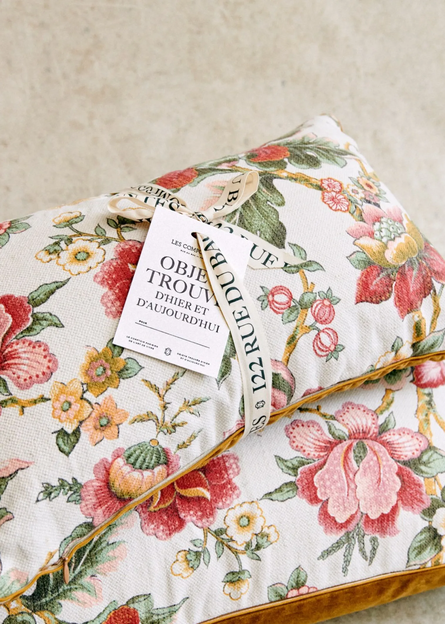 Sezane Coussin Vintage - Très Grand Modèle- La Sélection Vintage | Les Tissus