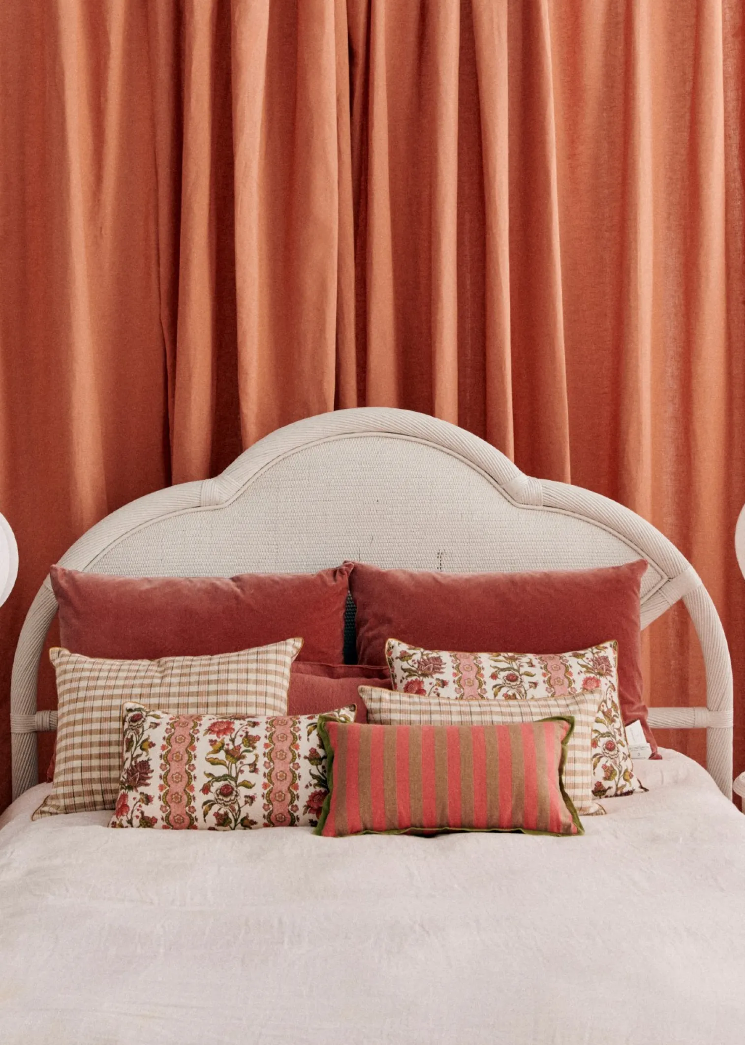 Sezane Ensemble De Chambre Vintage : Tête De Lit Et Paire De Chevets- La Sélection Vintage