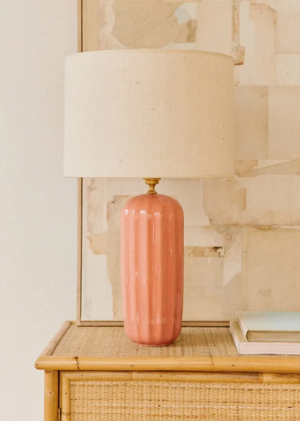 Sezane Lampe Traviata Grand Modèle - Rose Amalfi- Les Lumières