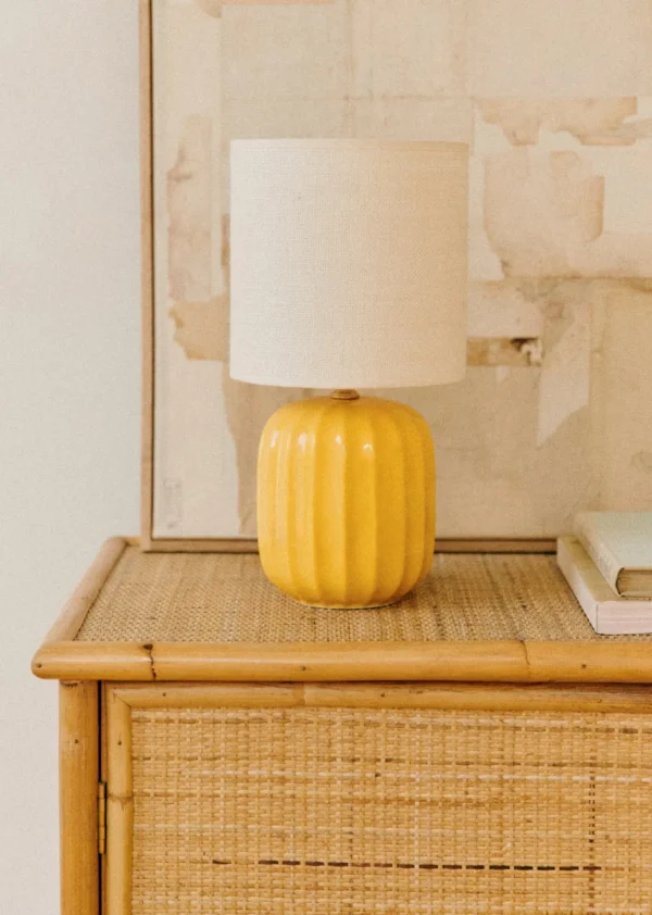 Sezane Lampe Traviata Petit Modèle - Jaune Citron- Les Lumières