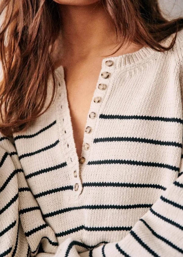 Sezane Pull Léontine- Maille | Marinières