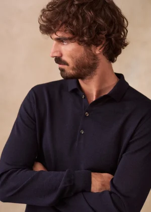 Sezane Pull Mike- Col polo | Pulls laine