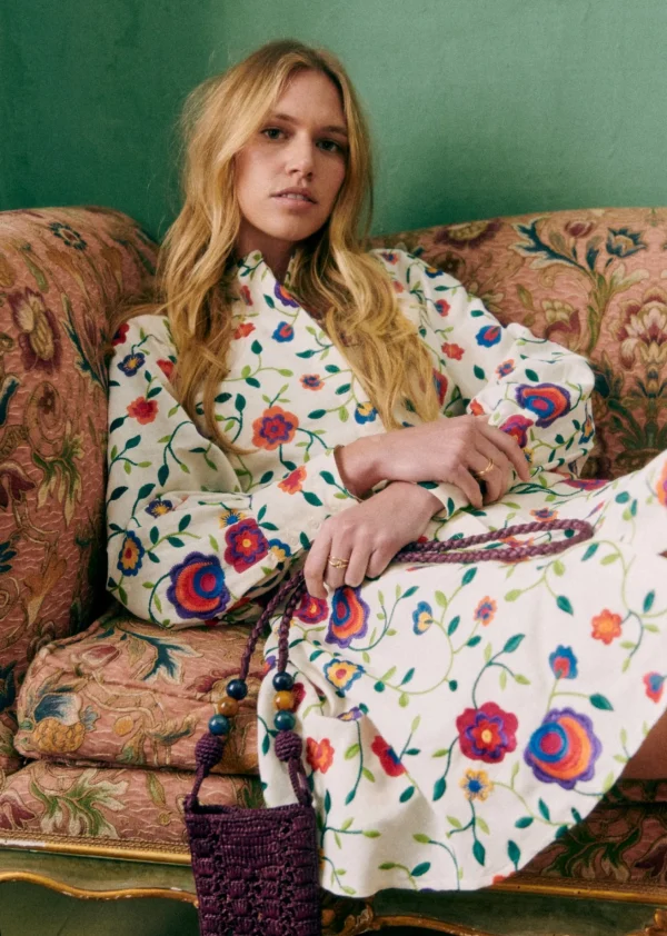 Sezane Robe Alizia - Création Rose- Robes