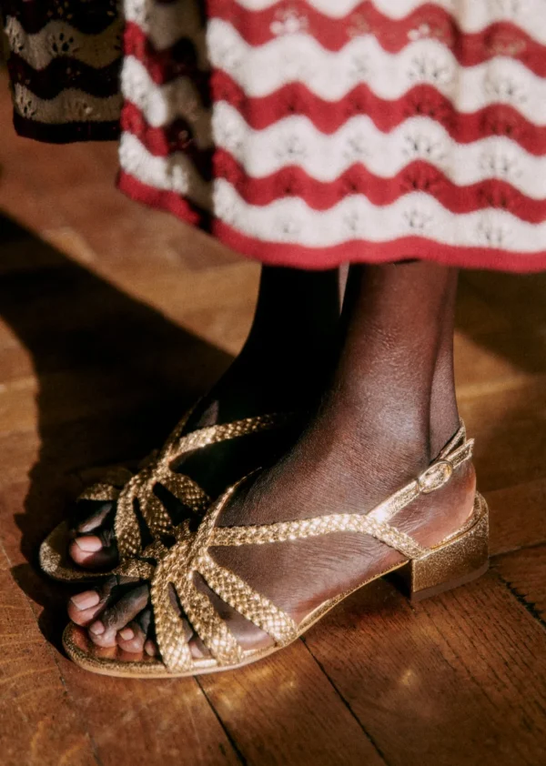 Sezane Sandales Low Rosa- Souliers | Sandales