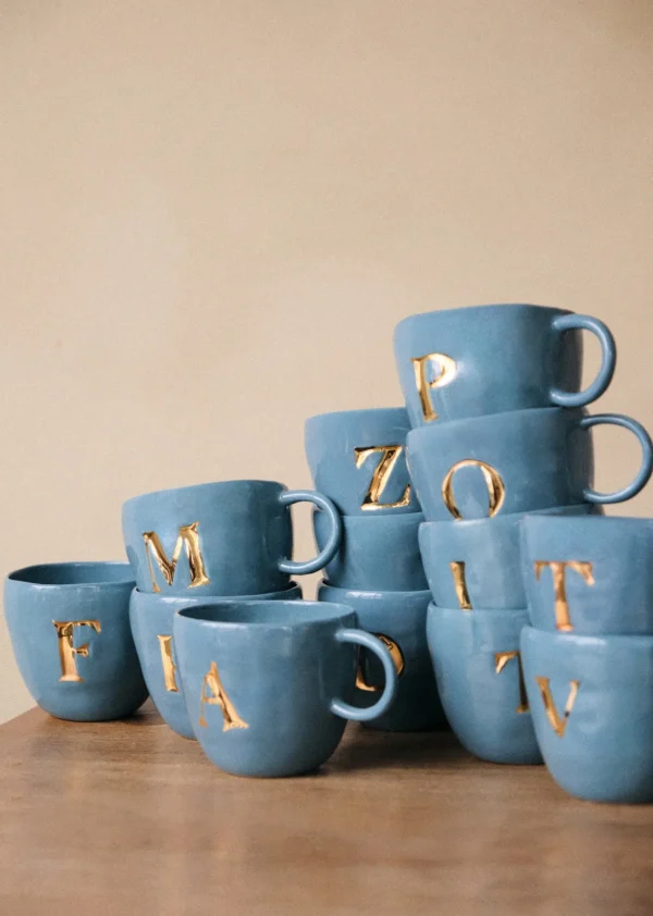 Sezane Sézane Maison - Mug Appolline Bleu- Lifestyle