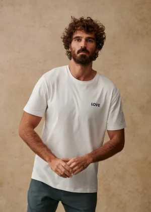 Sezane T-Shirt Love- T-shirts motif | T-shirts manches courtes